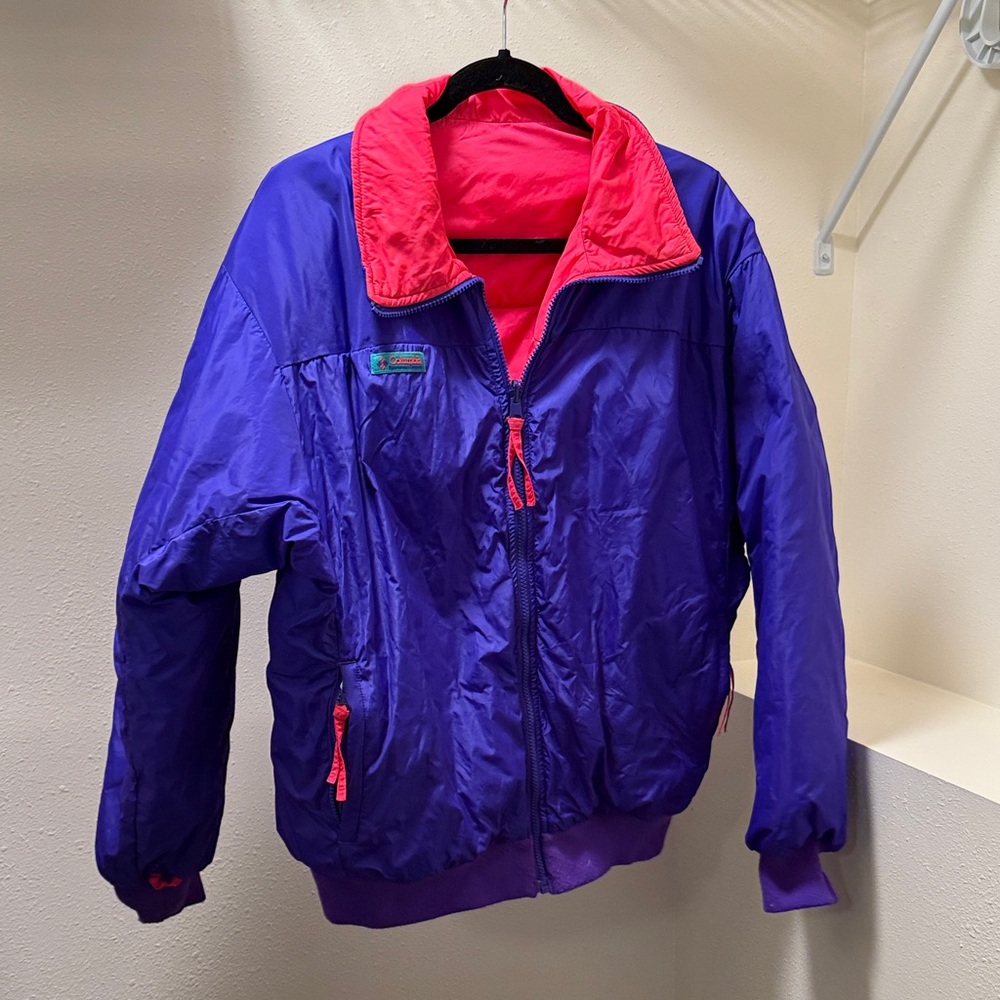 Columbia Vintage Reversible Down Puffer Jacket